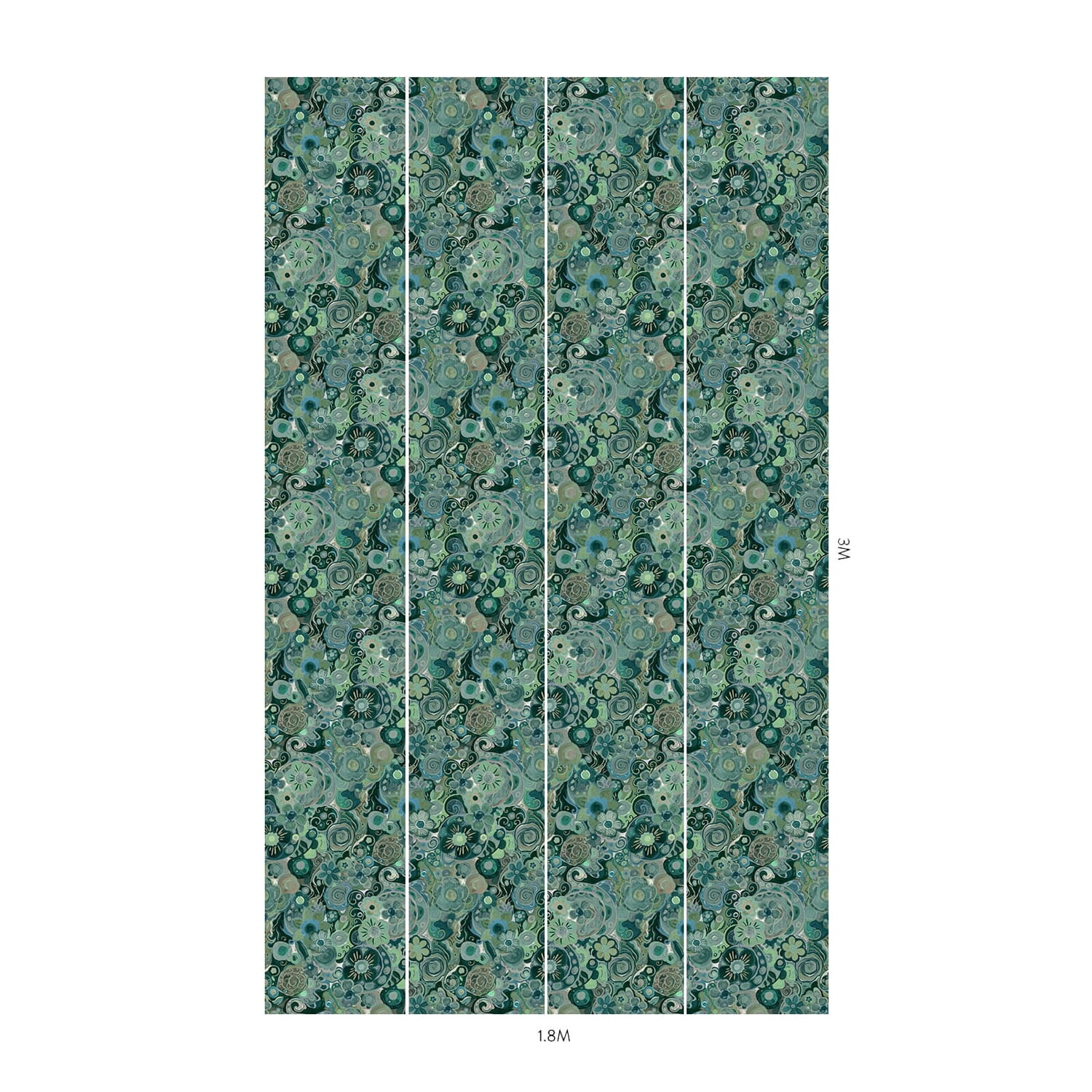 Tapete Nanjizal - Emerald