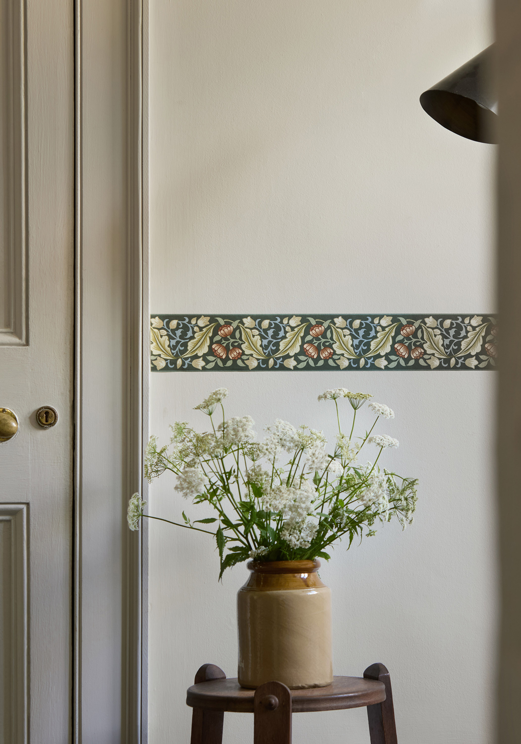 Bordüre Bluebell & Peony - Bayleaf/ Manilla