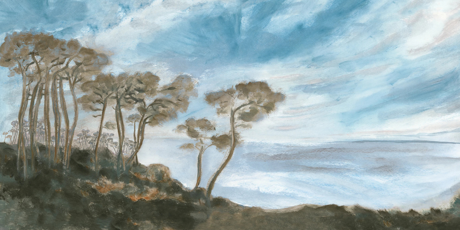Wandbild Les Landes - Jour