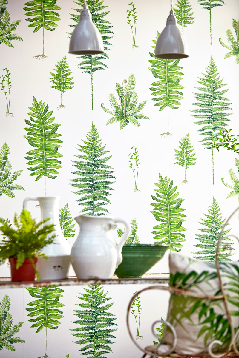 Tapete Fernery - Botanical Green