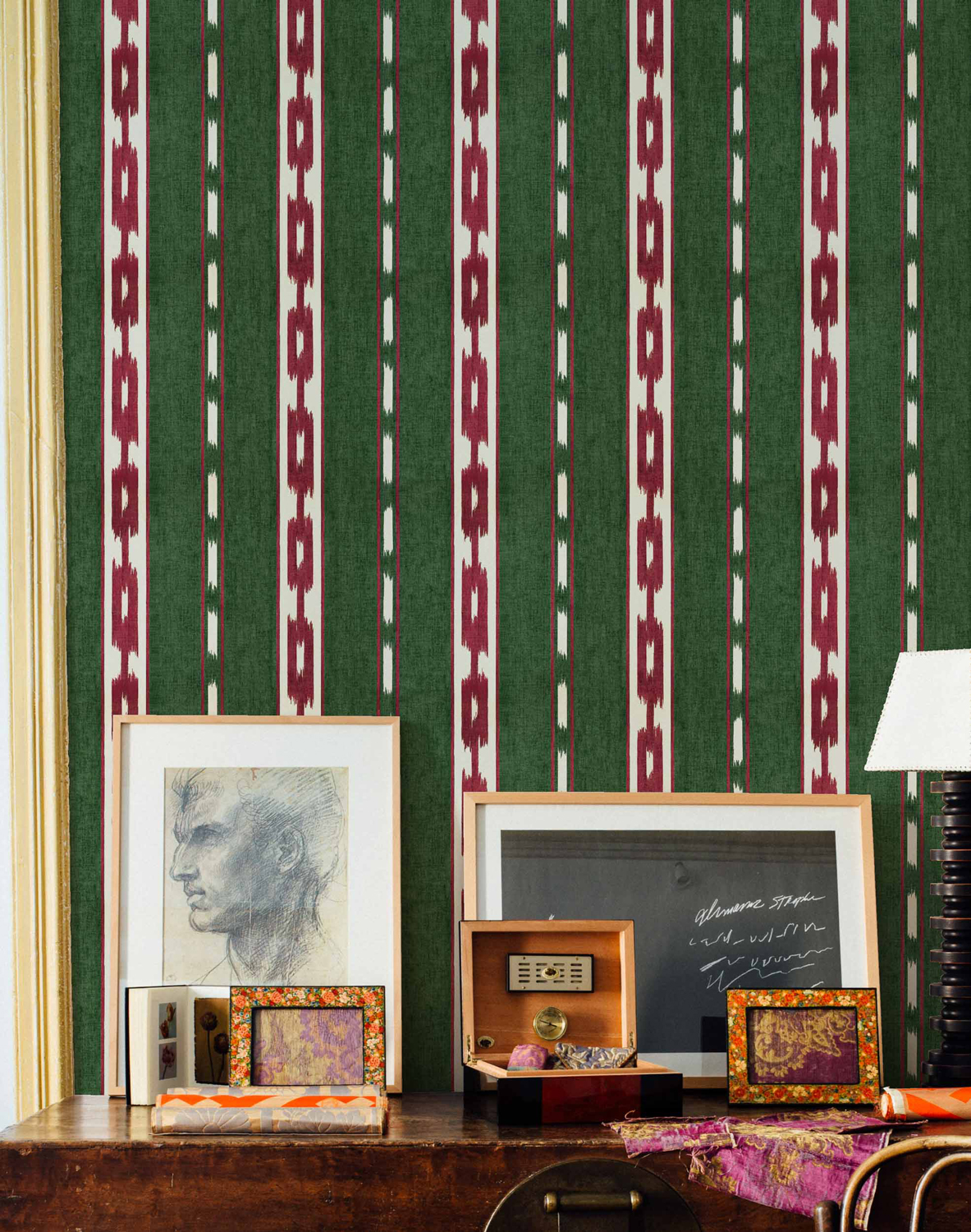 Tapete Kente - green