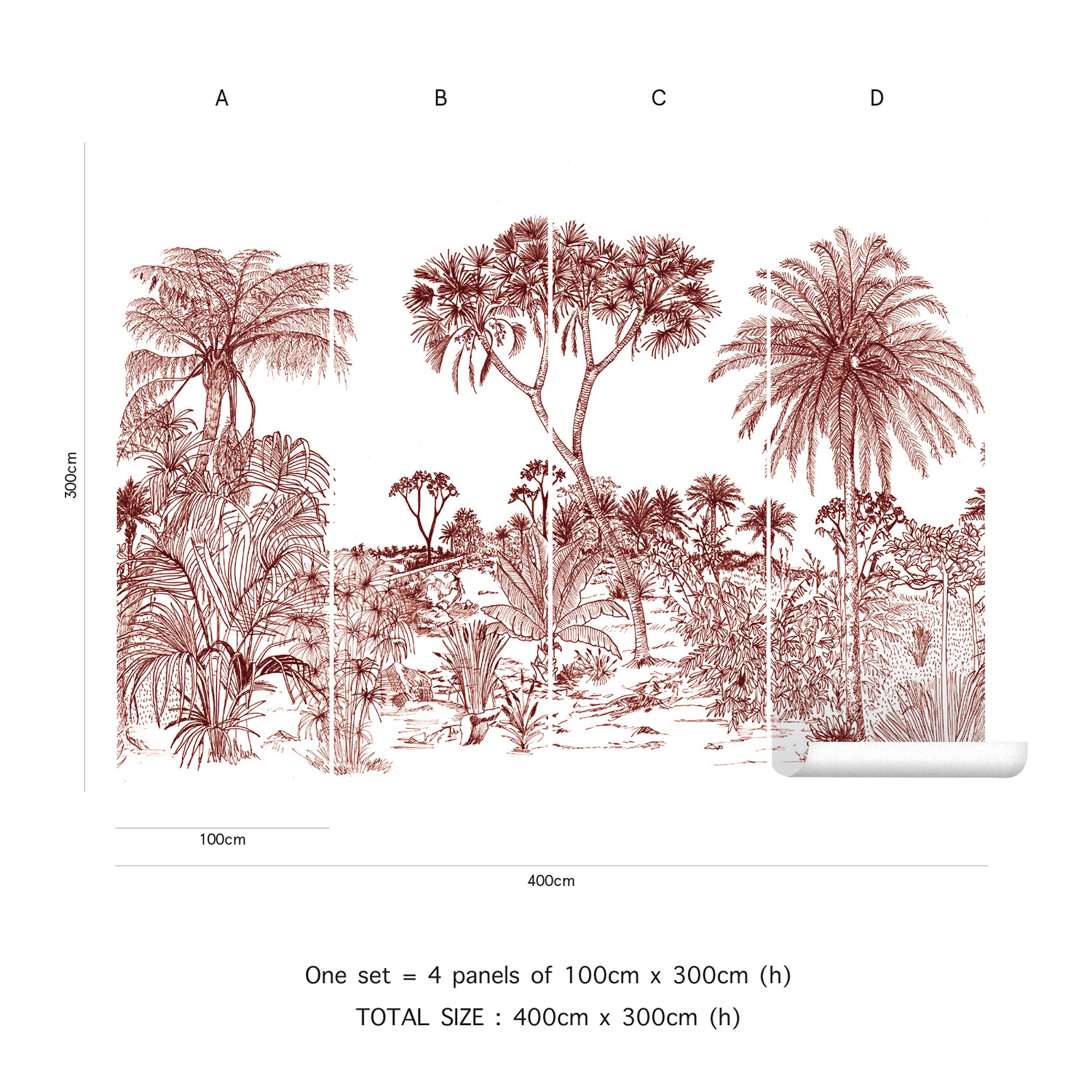 Wandbild Savane - Tonka