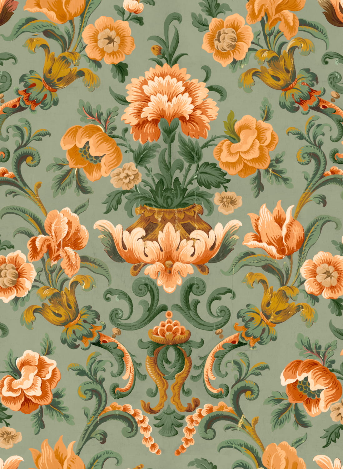 Tapete Aranjuez Damask - Sage