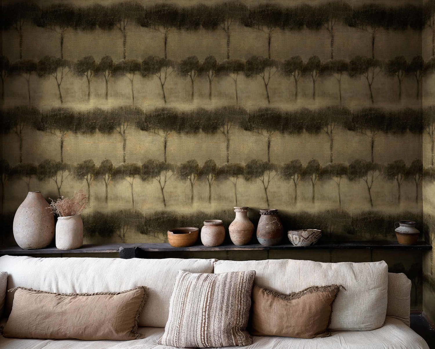 Tapete Ourika Trees - Pistachio