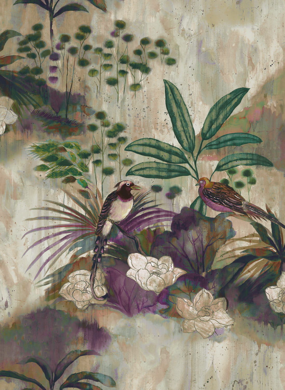 Tapete Nara - Grape