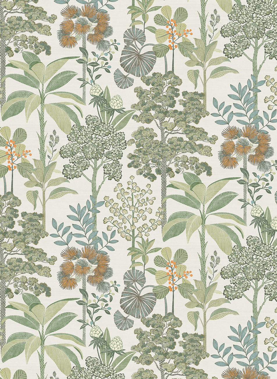 Tapete Arboreta - Ivory/ Sage