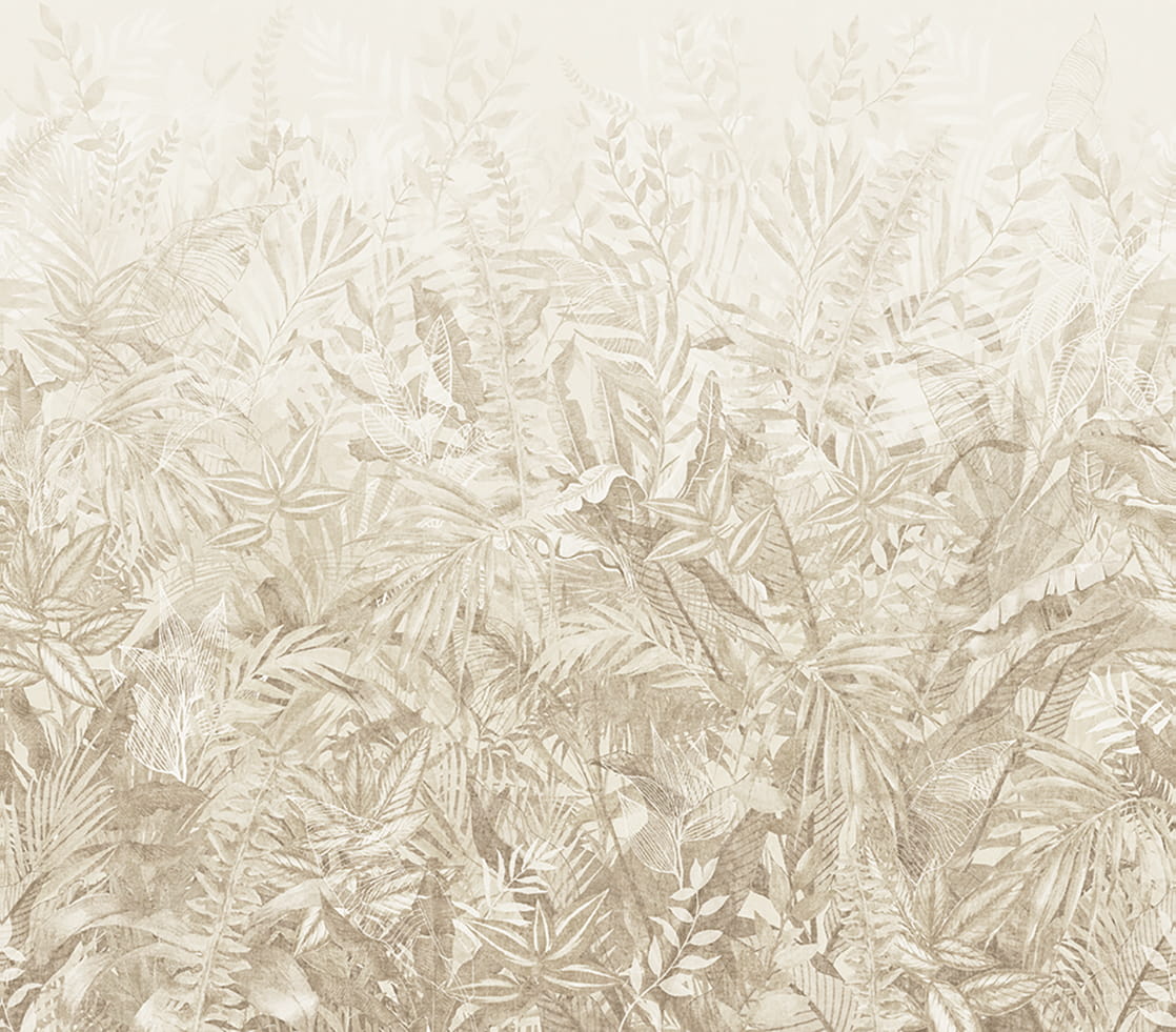 Wandbild Linen Leaves - 350704