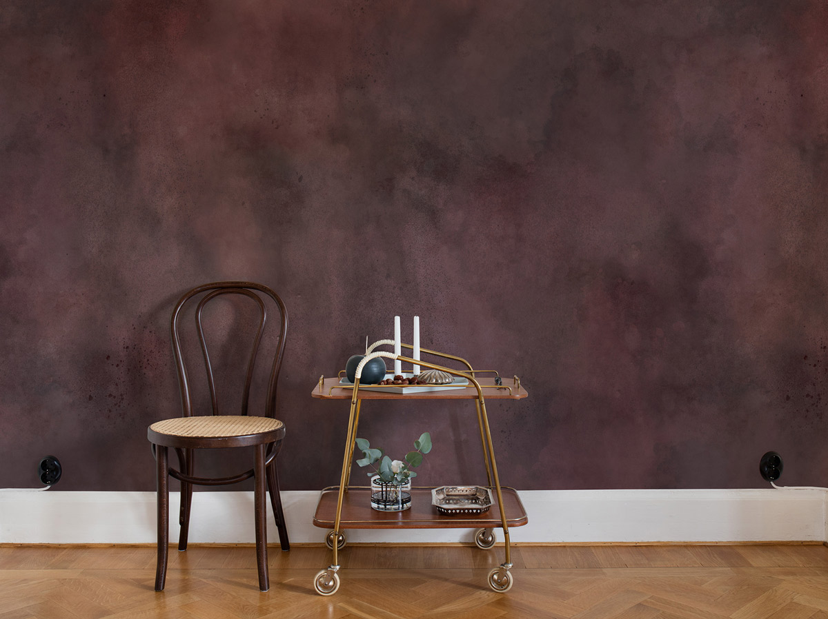Wandbild Colour Clouds - Maroon