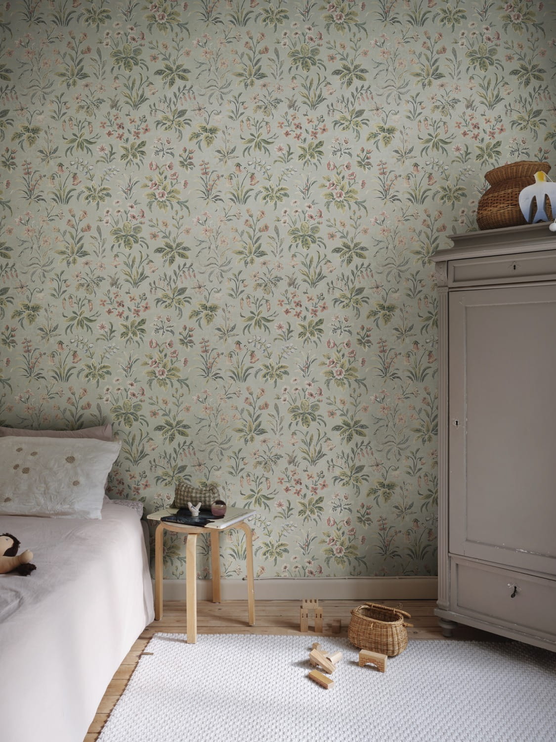 Wandbild Ania - Misty Blue