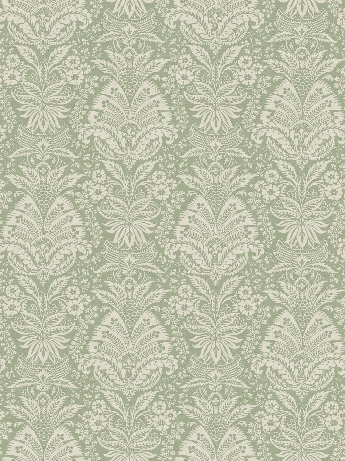 Tapete Bourton Damask - Yellow