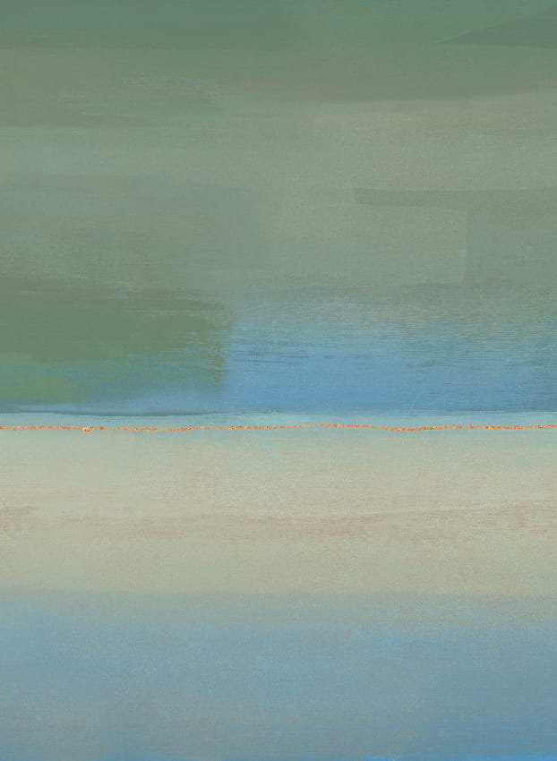 Wandbild Alegranza - Green Blue Panel 1