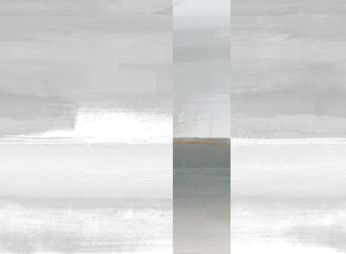 Wandbild Alegranza - Grey Panel 4