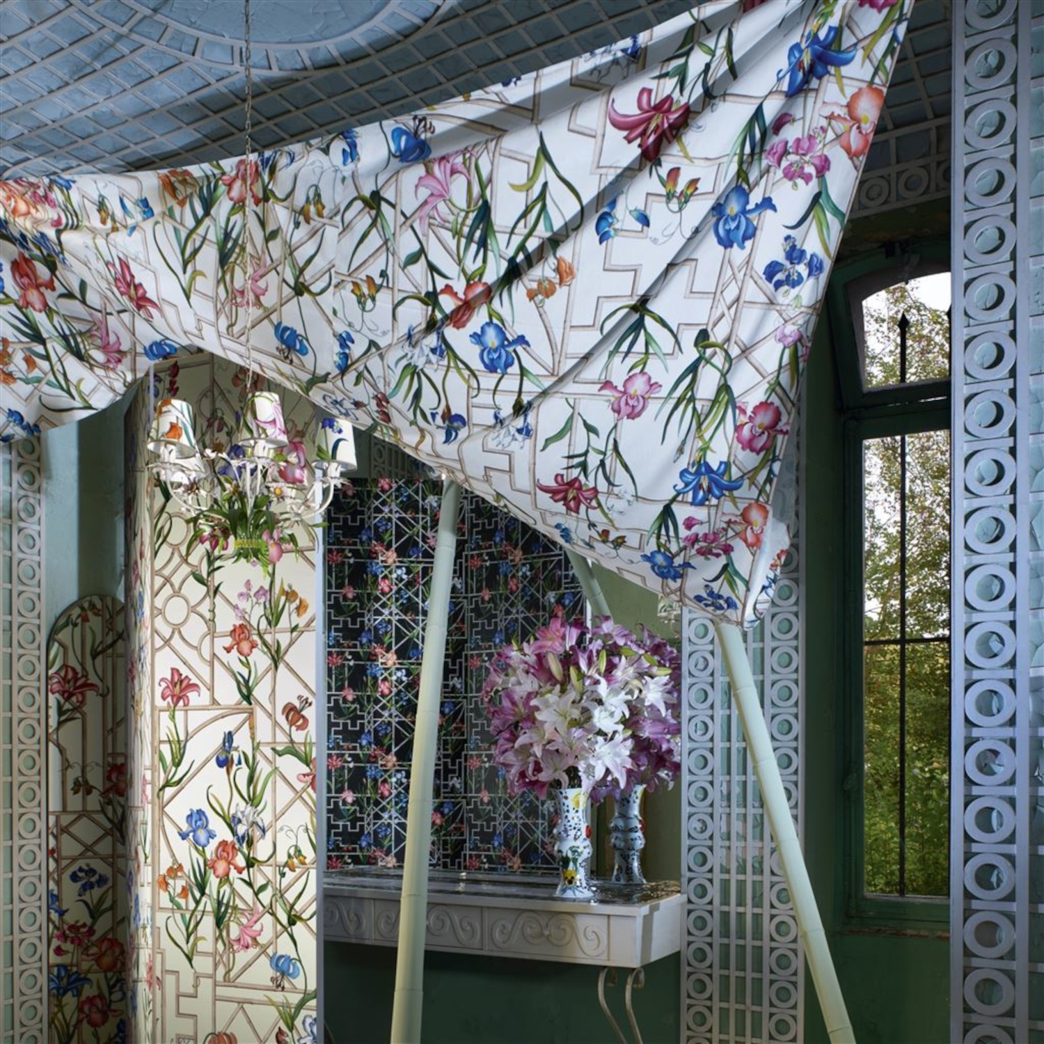 Tapete Fretwork Garden - Jais