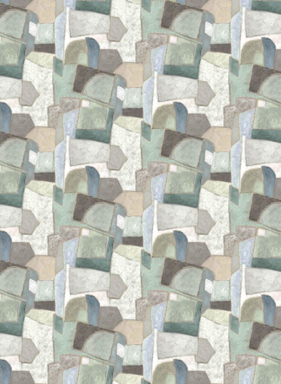 Tapete Clay Collage - Ecru