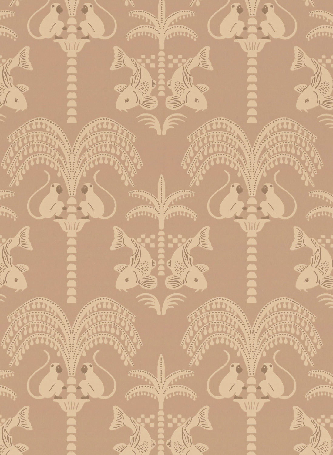 Tapete Sunset Gold - Caramel Brown