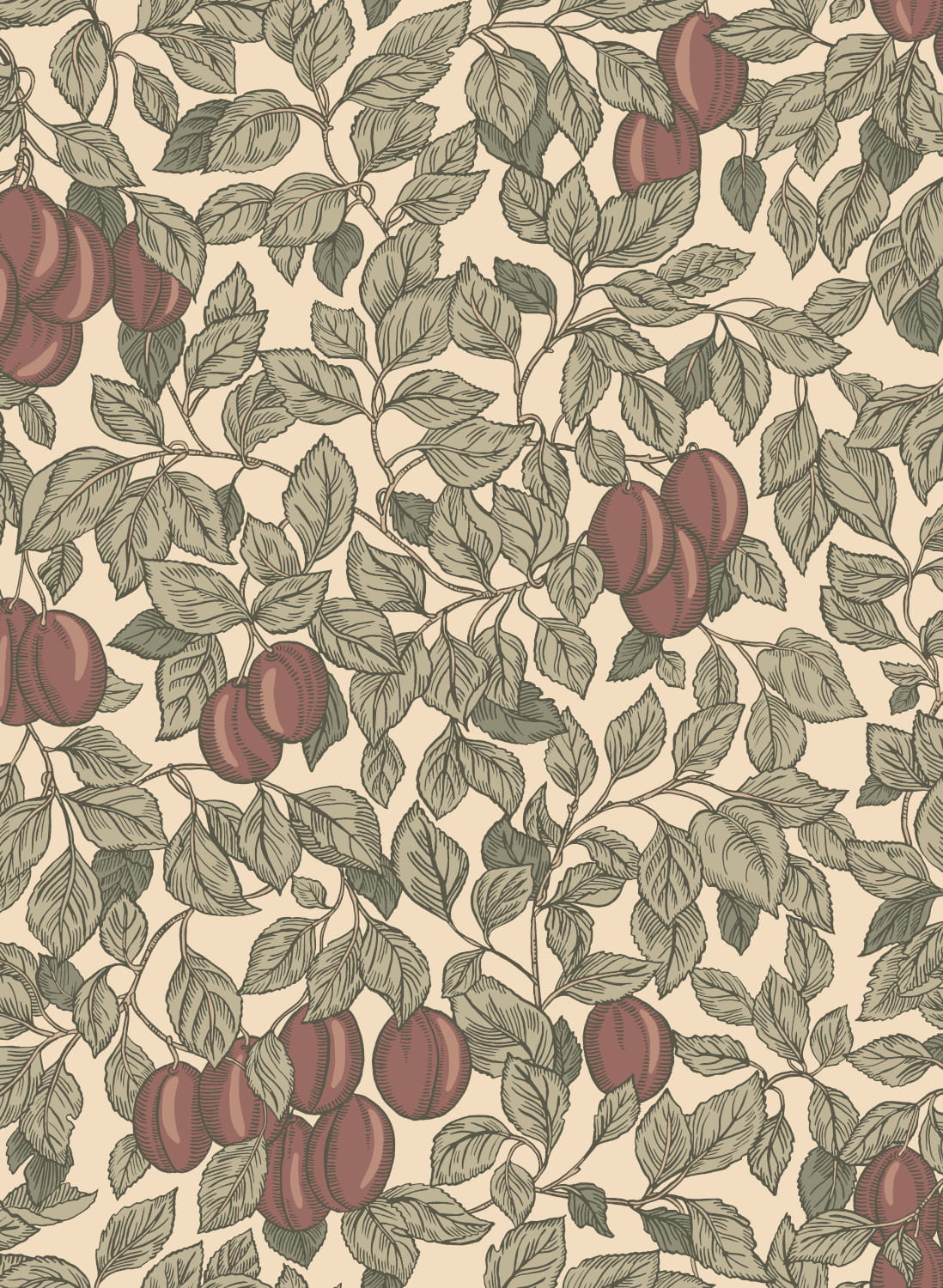 Tapete Emrik - Burgundy