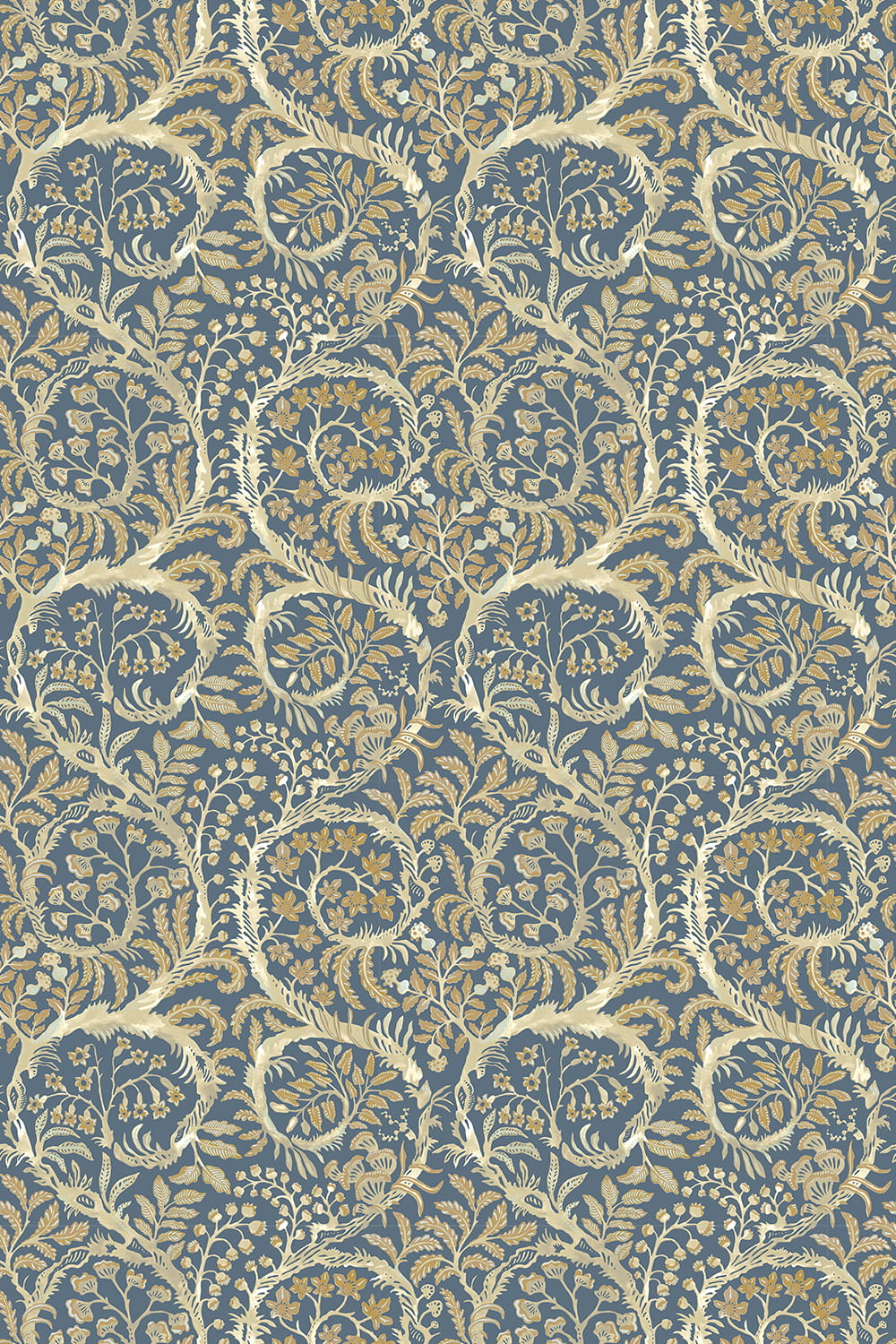 Tapete Butterrow - Bude Blue