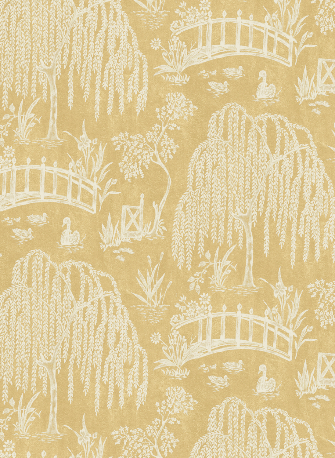 Tapete Les Saules - Yellow