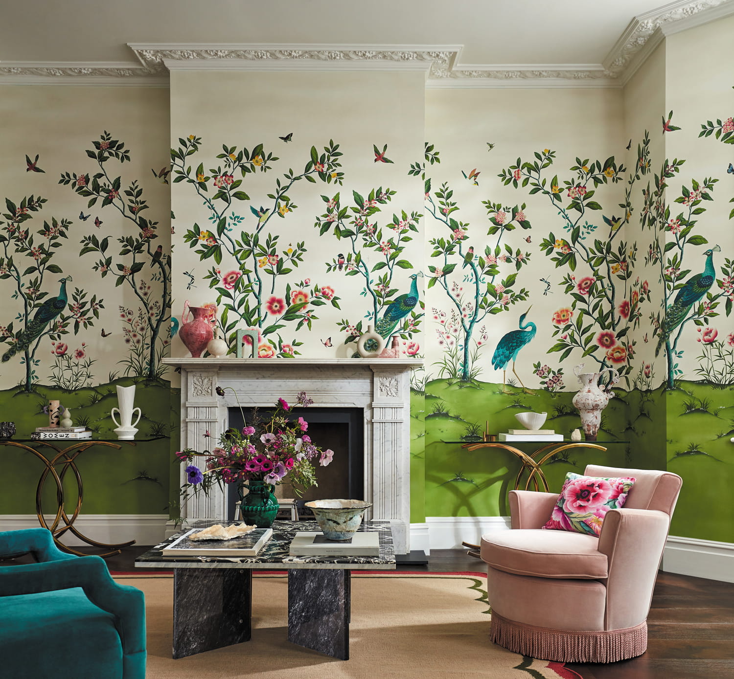 Wandbild Florence - Fig Blossom/ Apple/ Peony