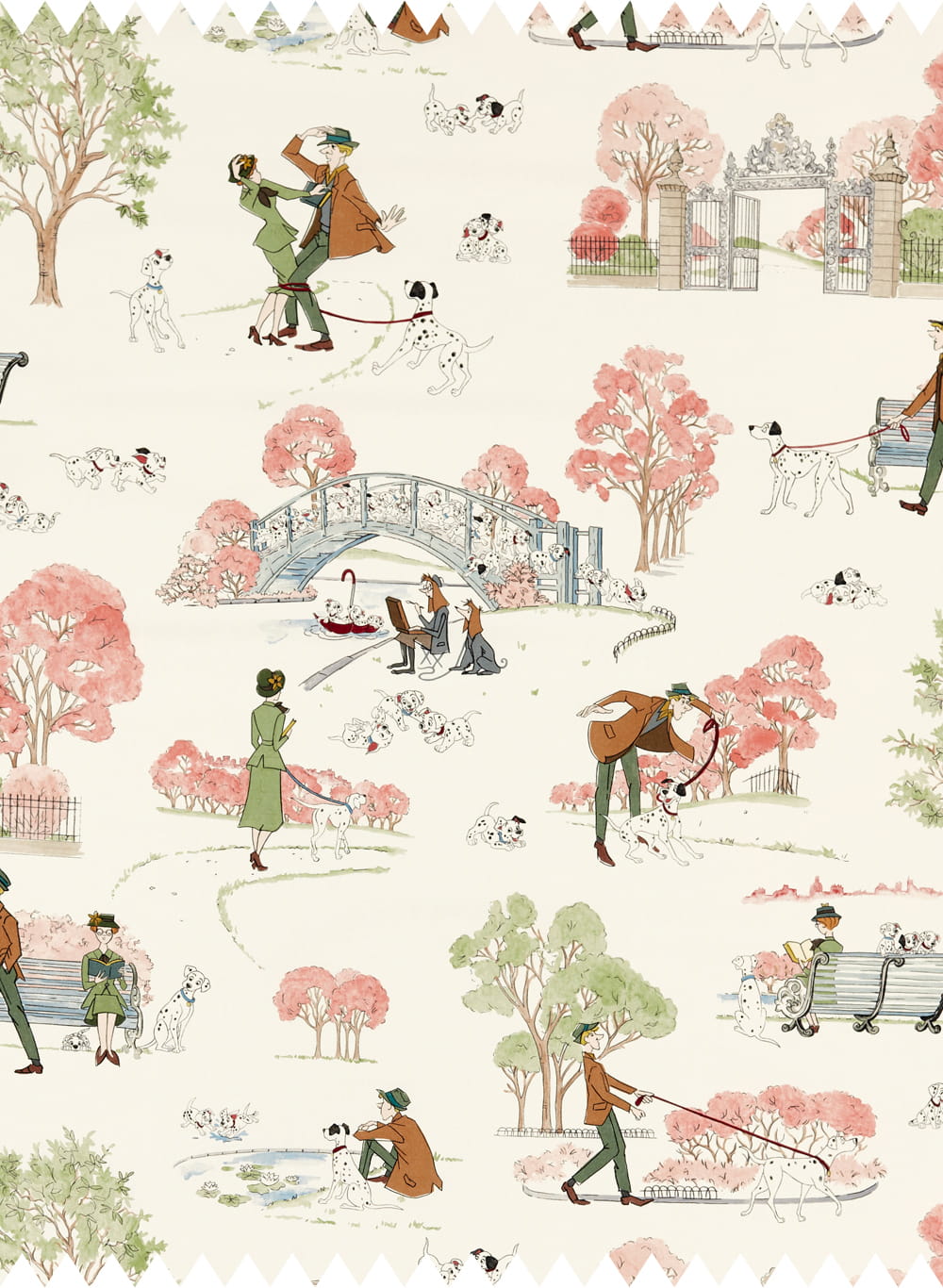 Stoff 101 Dalmatians - Candy Floss