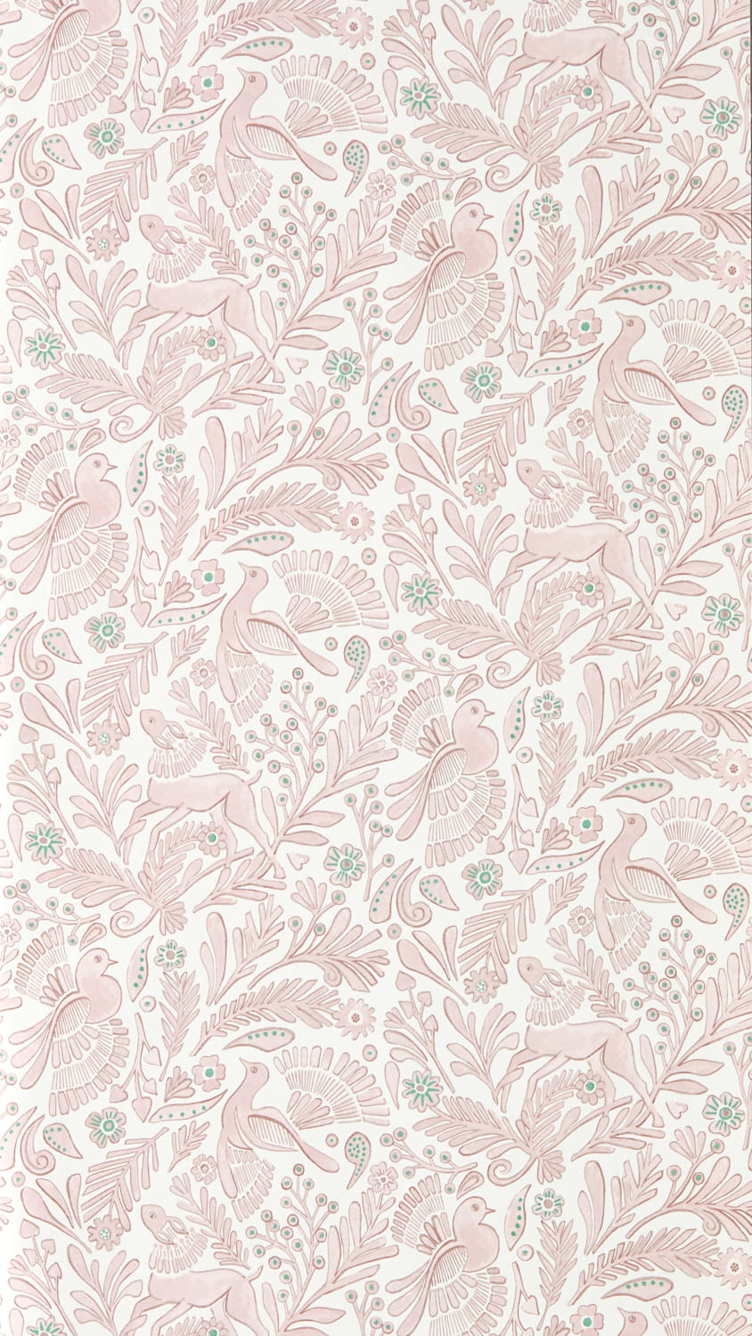 Tapete Dove & Deer - Lilac