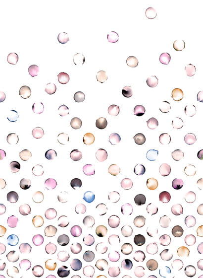 Wandbild Lenses - Peach
