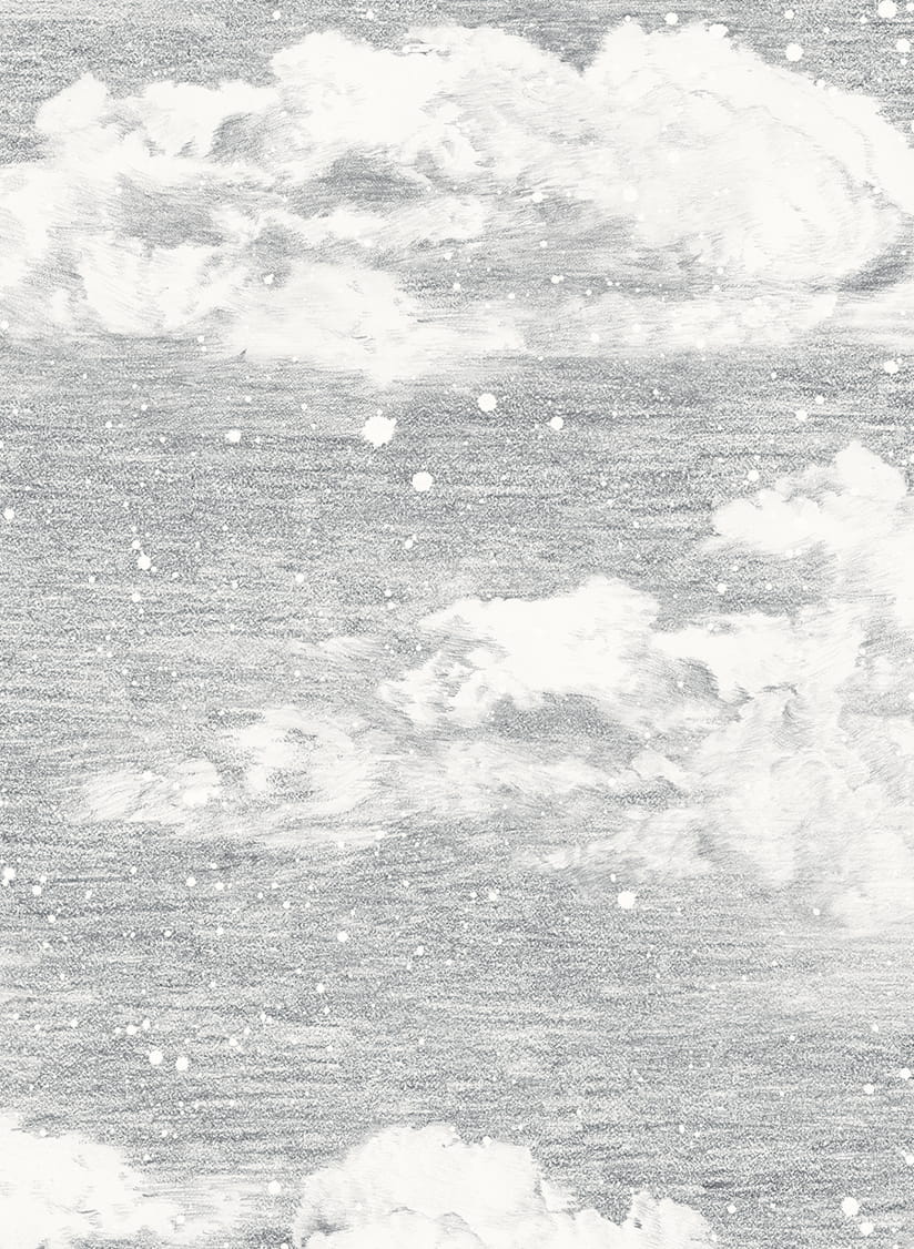 Tapete Clouds - Grey