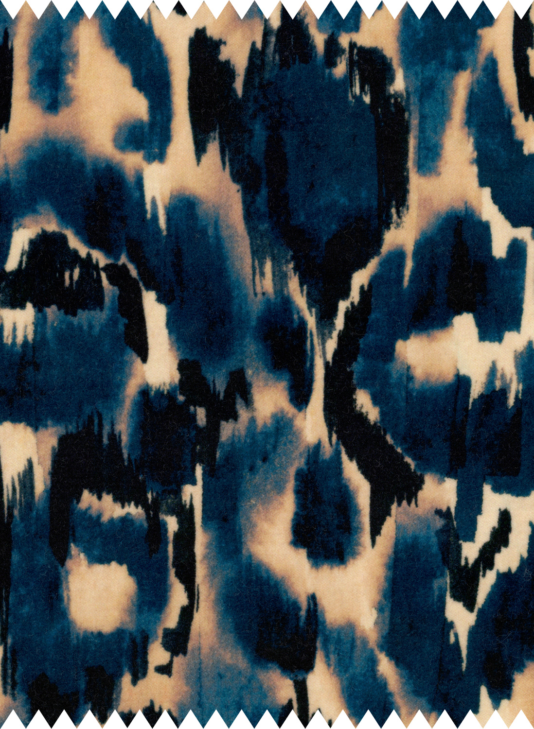 Fabric Blu Selvaggio - Velvet