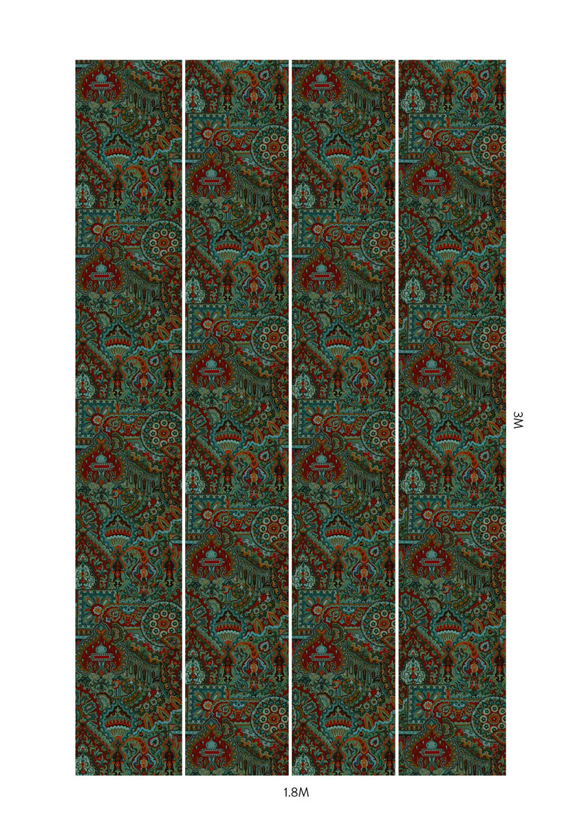 Wandbild Serpentis - Emerald