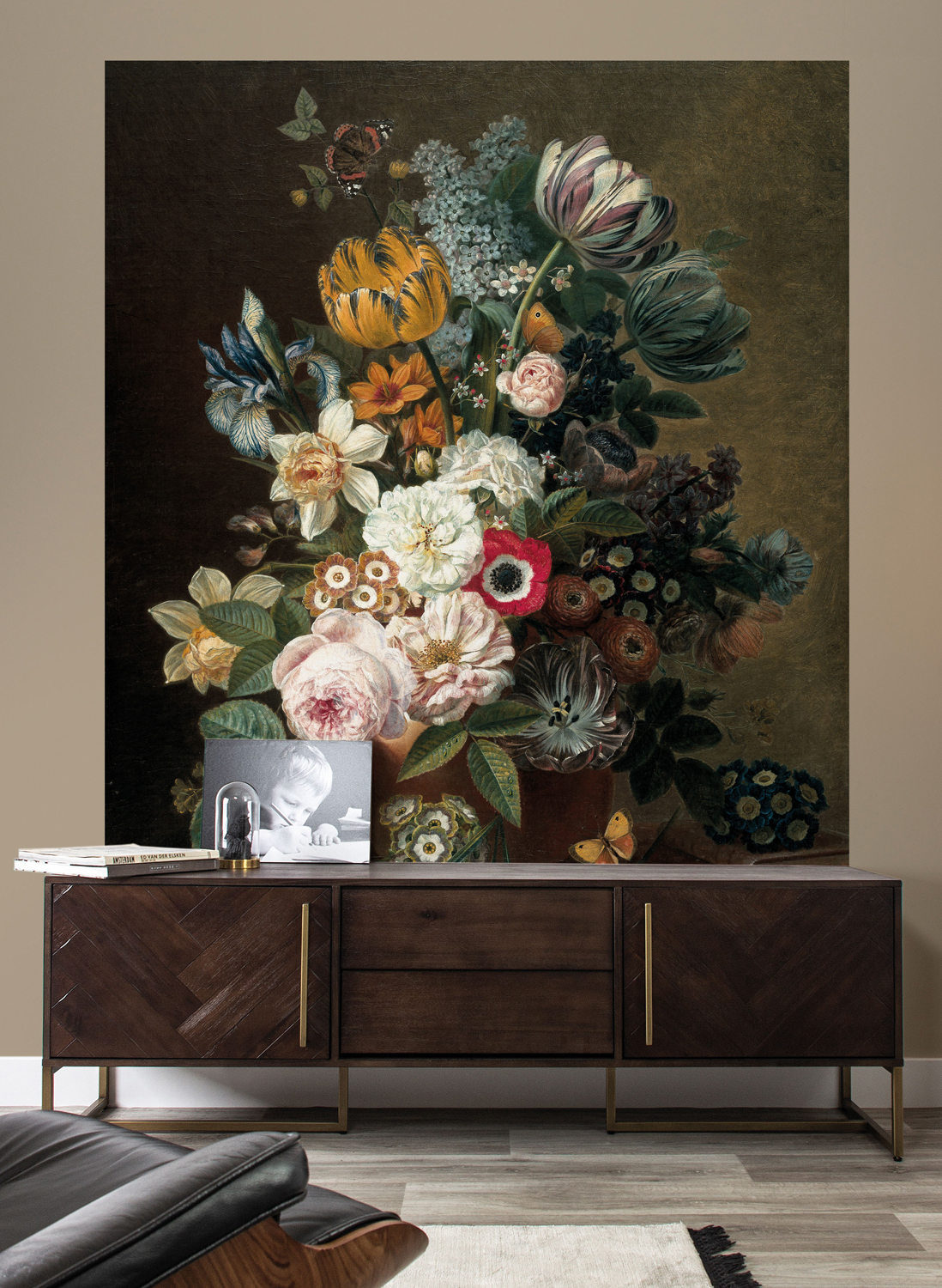 Wandbild 190cm Flowers 8