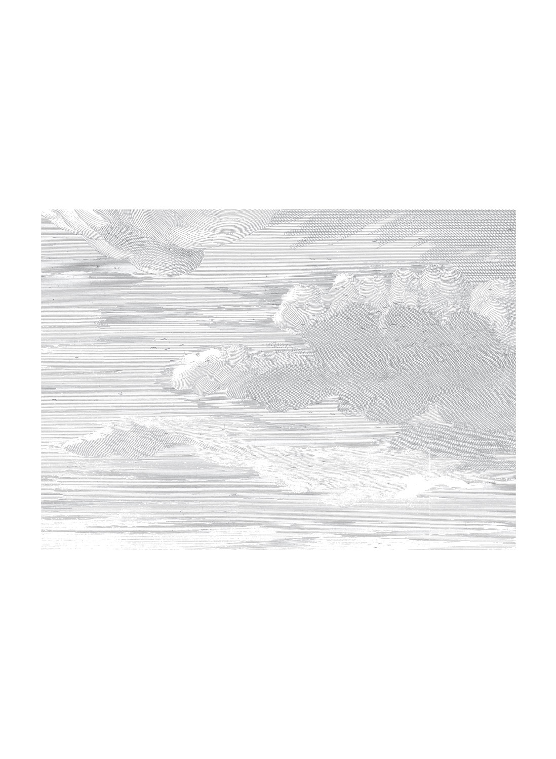 Wandbild Engraved Clouds 1 - XL