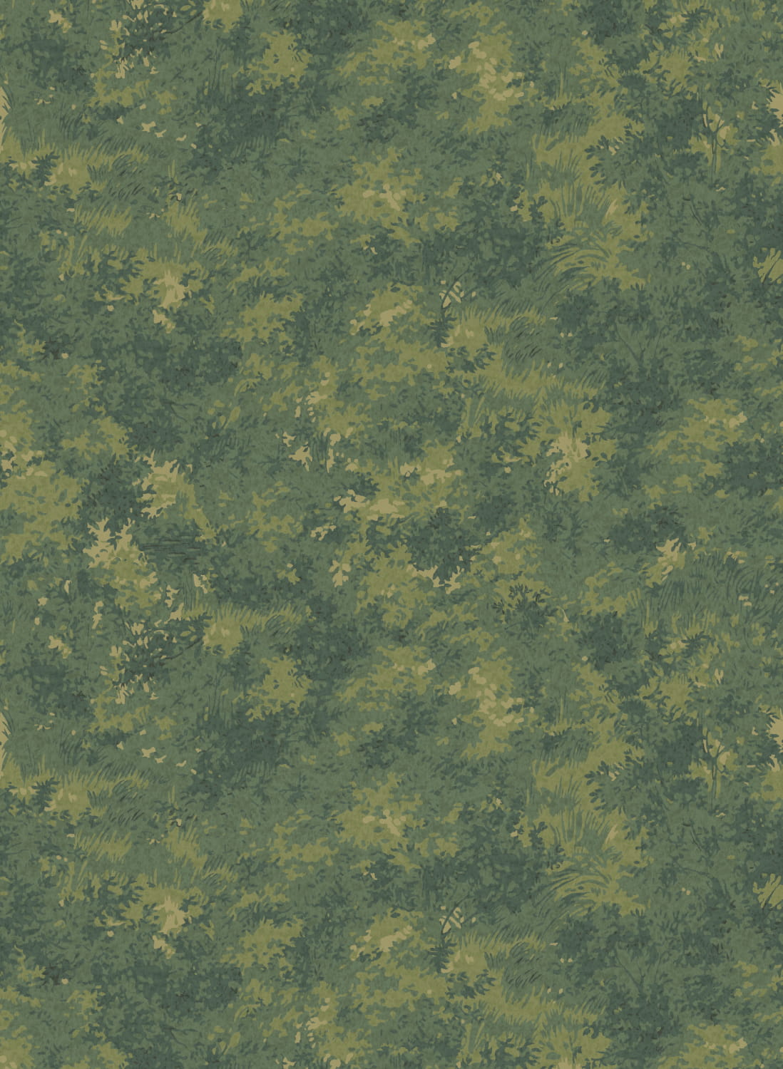 Tapete Mulberry Forest - Emerald