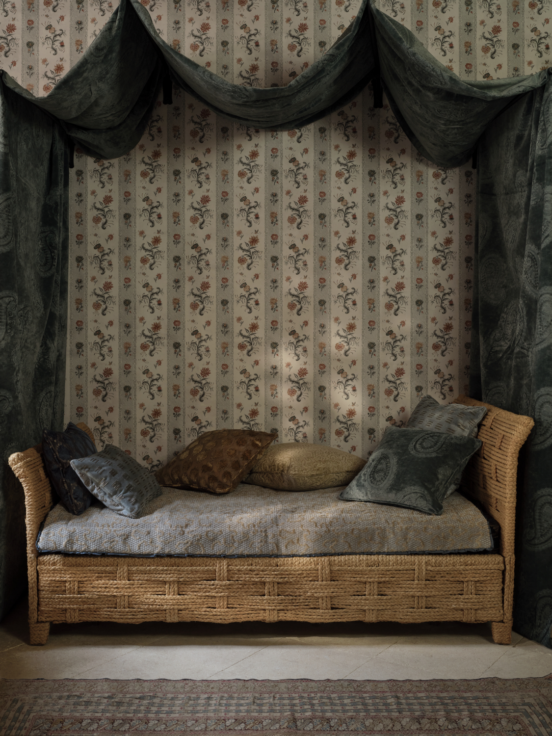 Tapete Papaver Stripe - Tuscan Pink/ Nimbus