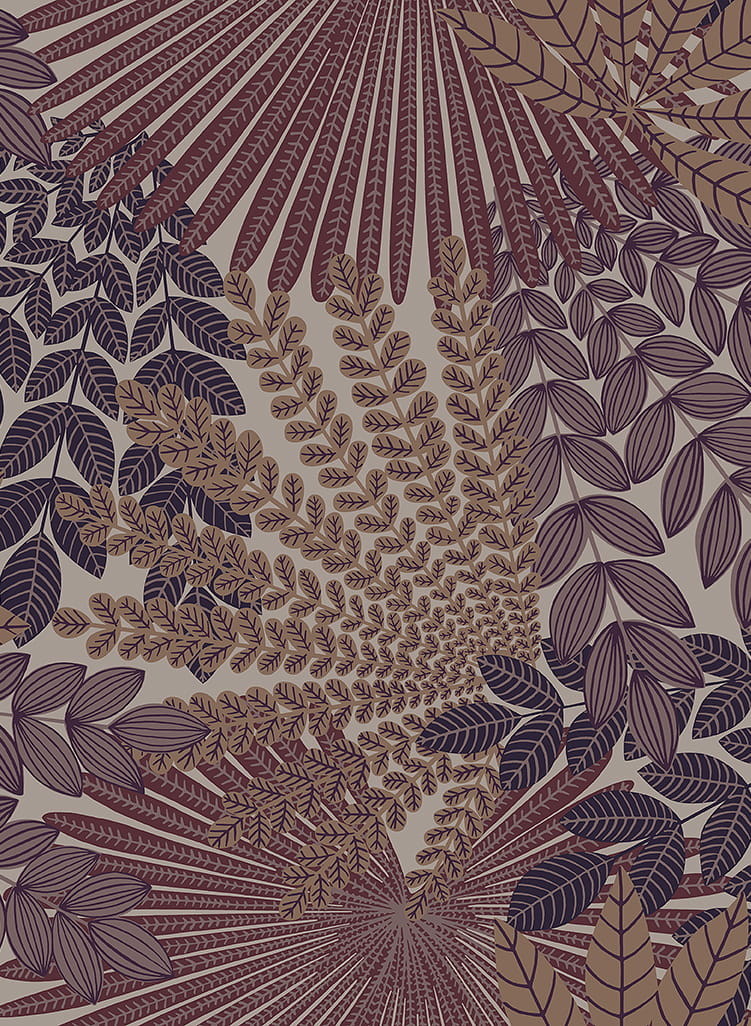 Tapete Velvet Leaves - 2260