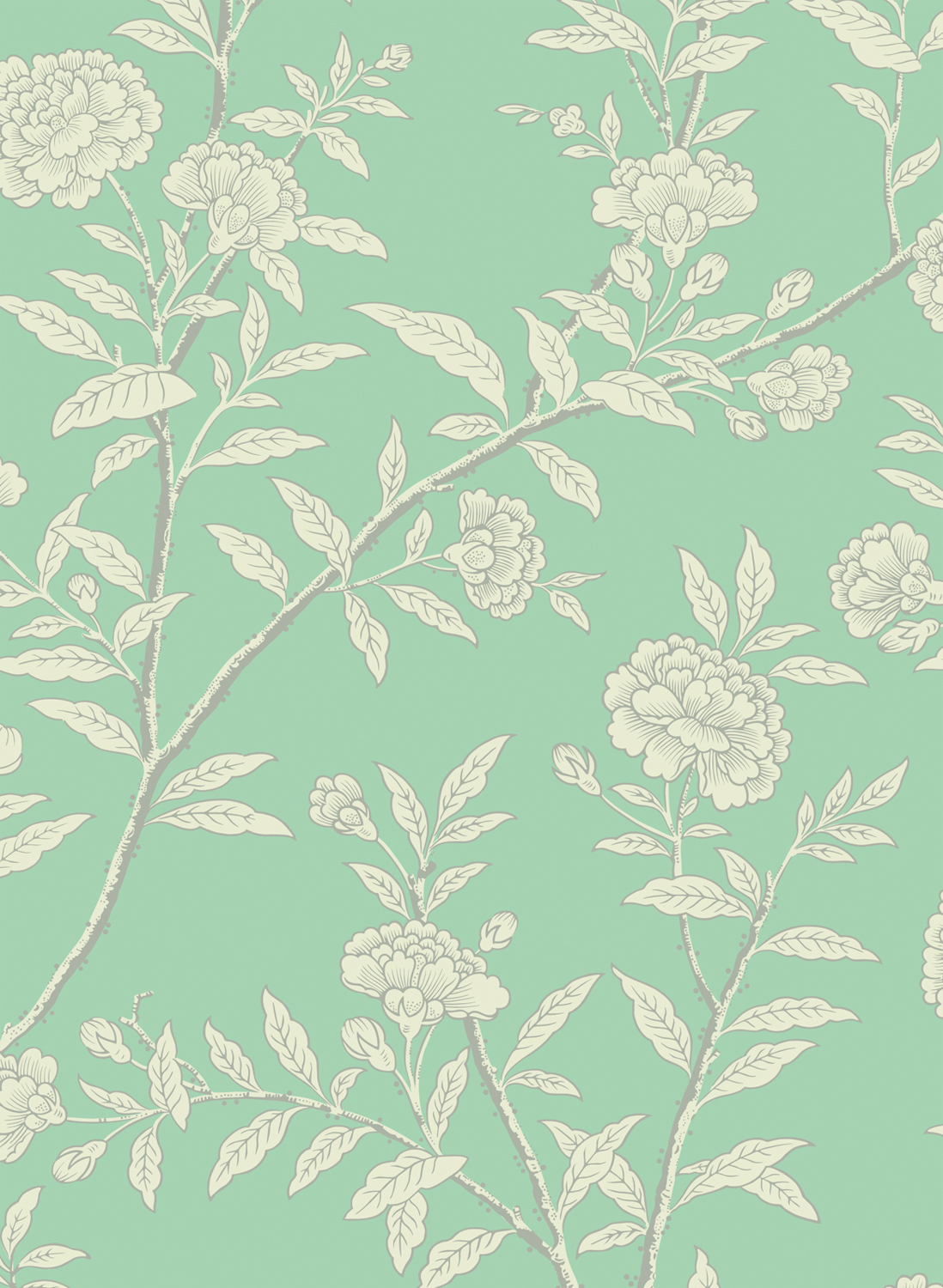Tapete Roseberry - Jade