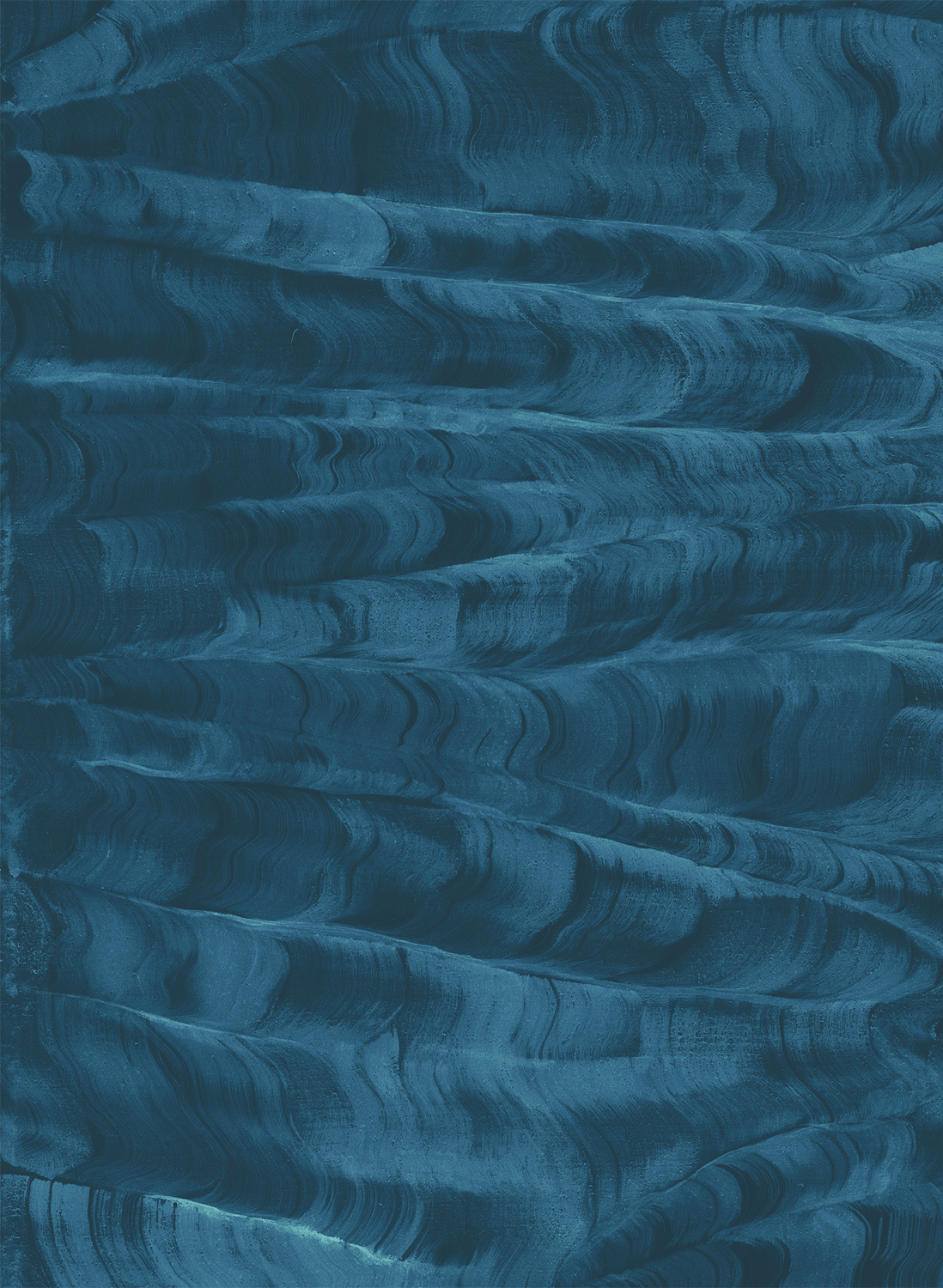 Wandbild Sand Waves - Sapphire