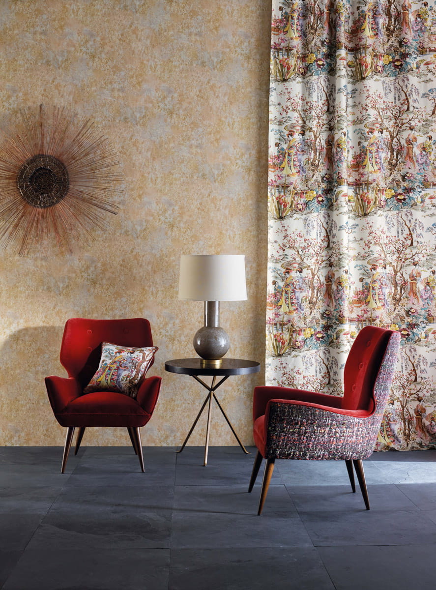 Wallpaper Fresco - Rust/ Ochre