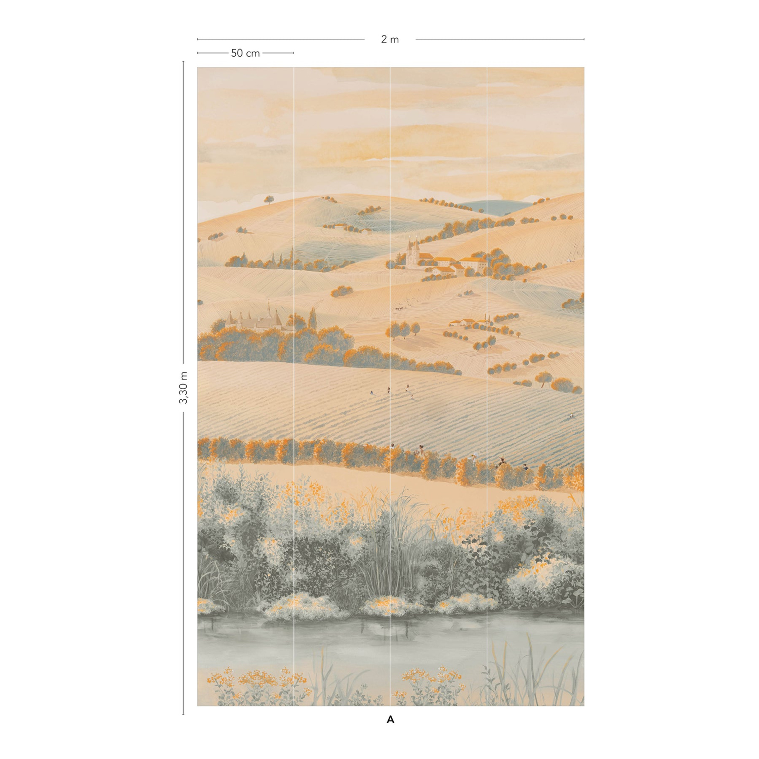Wallpaper Vendanges - Original Panel A