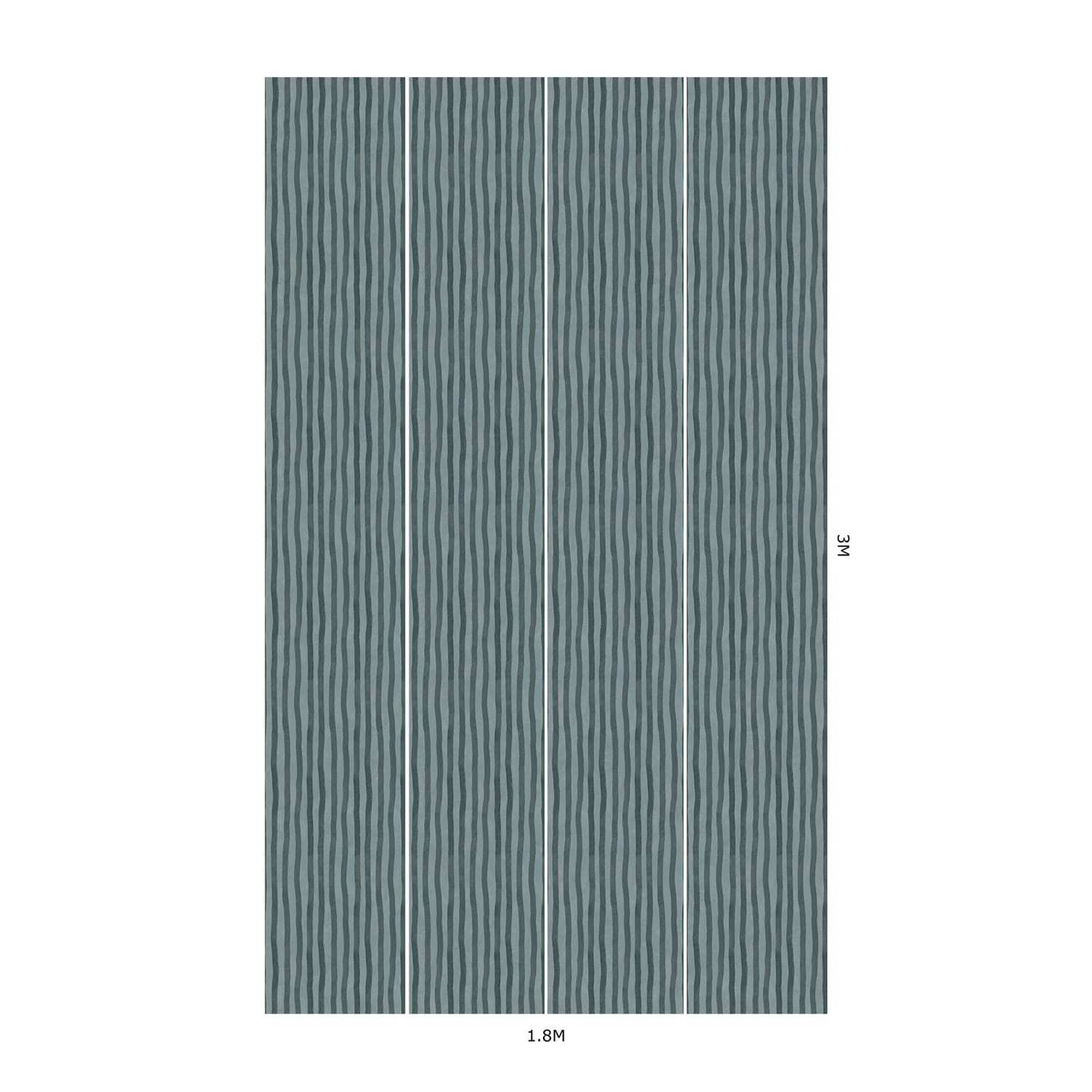 Papier peint Artists Stripe - Apatite