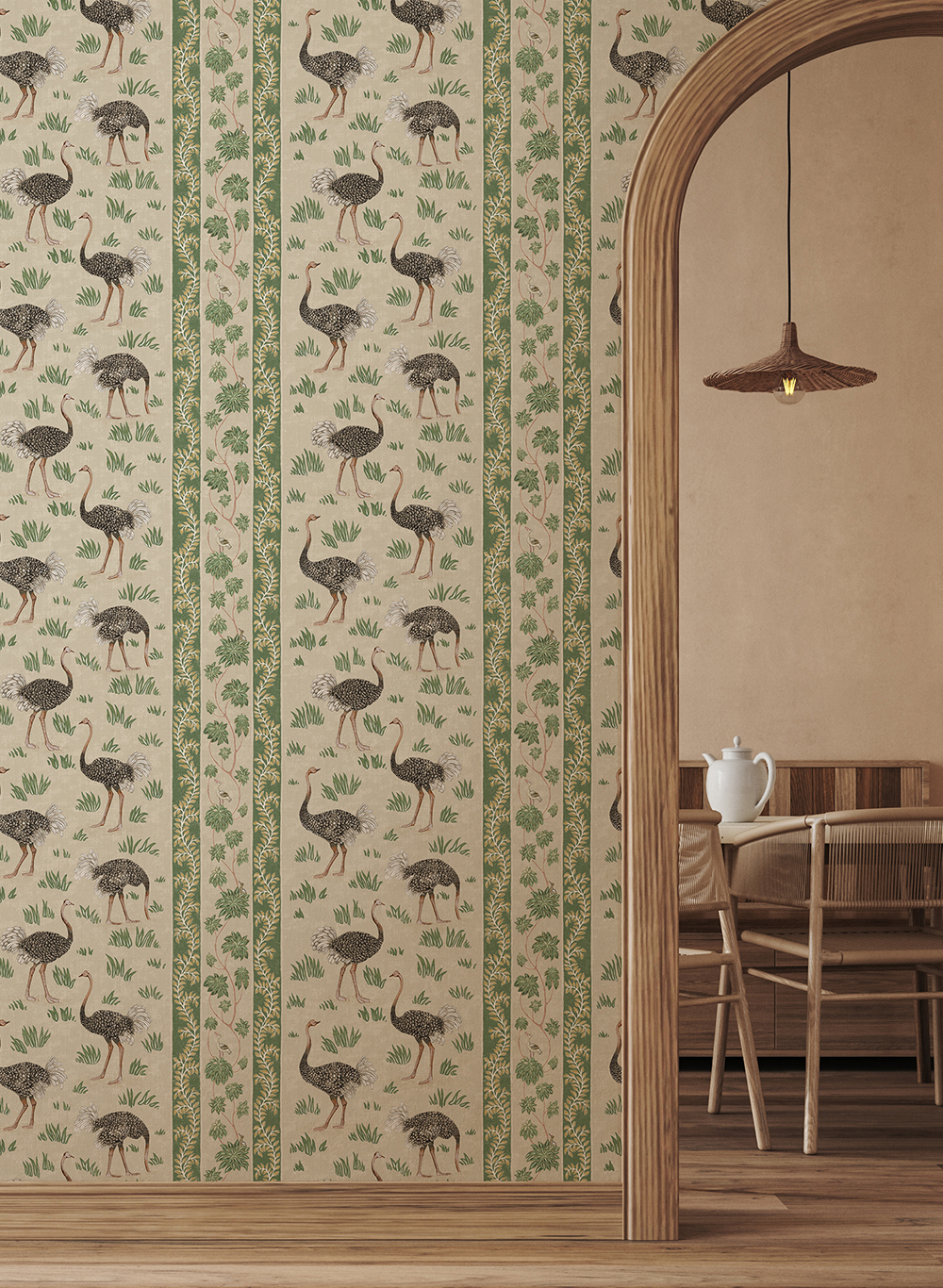 Tapete Ostrich Stripe