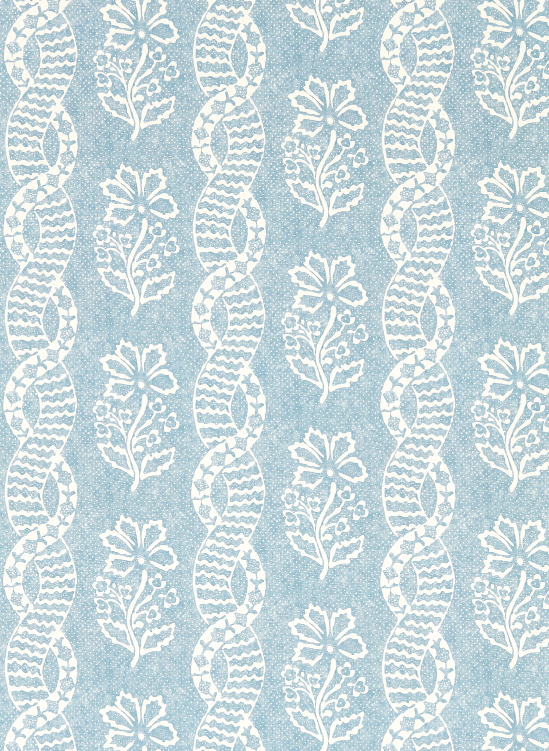 Tapete Dabu Stripe - Wedgwood Blue