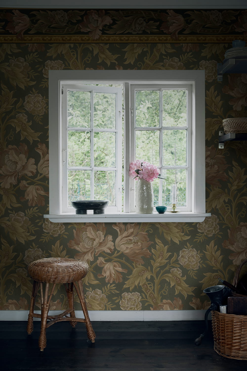 Wandbild Esther - Forest Green