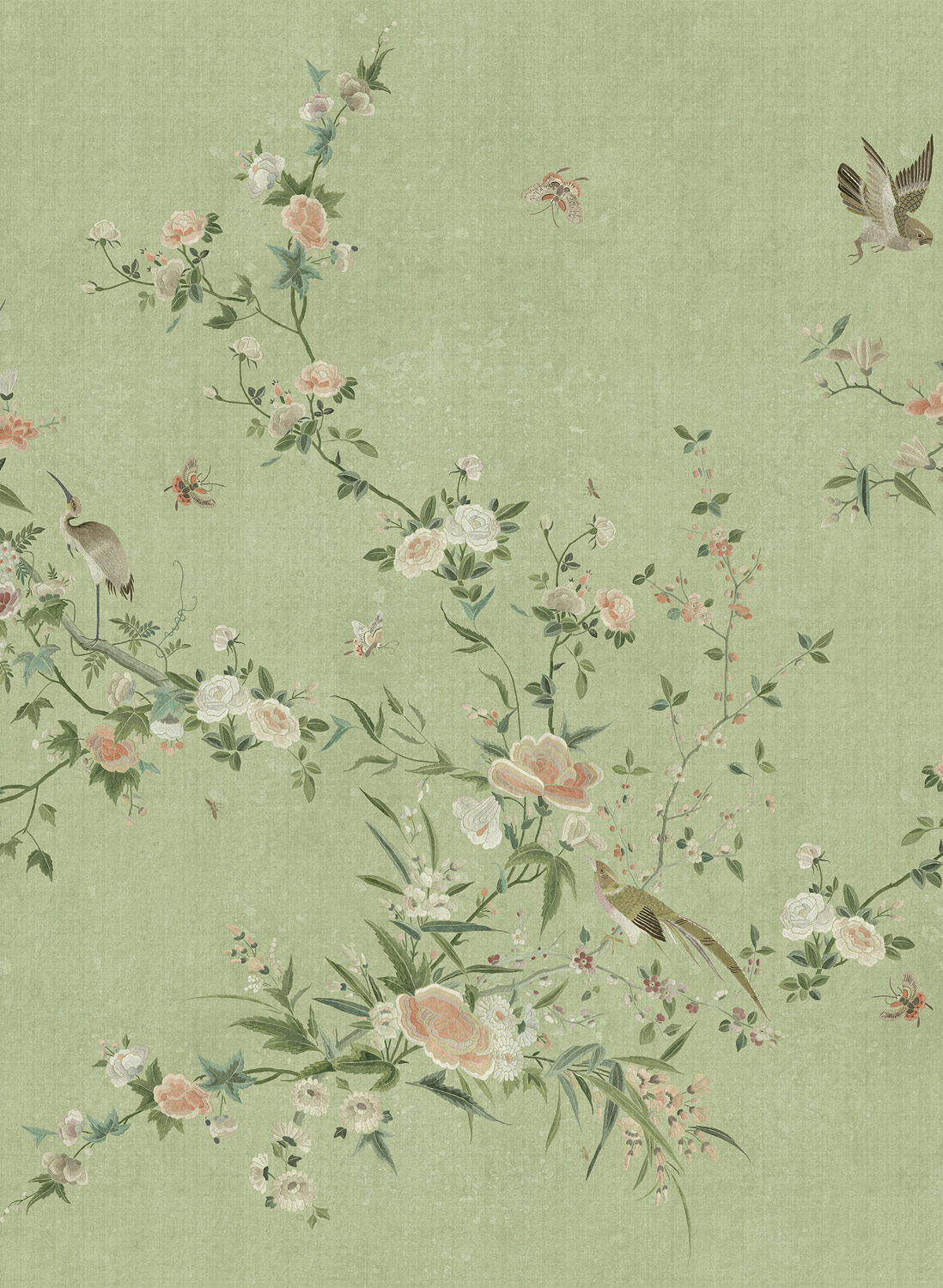 Wandbild Bloom - green