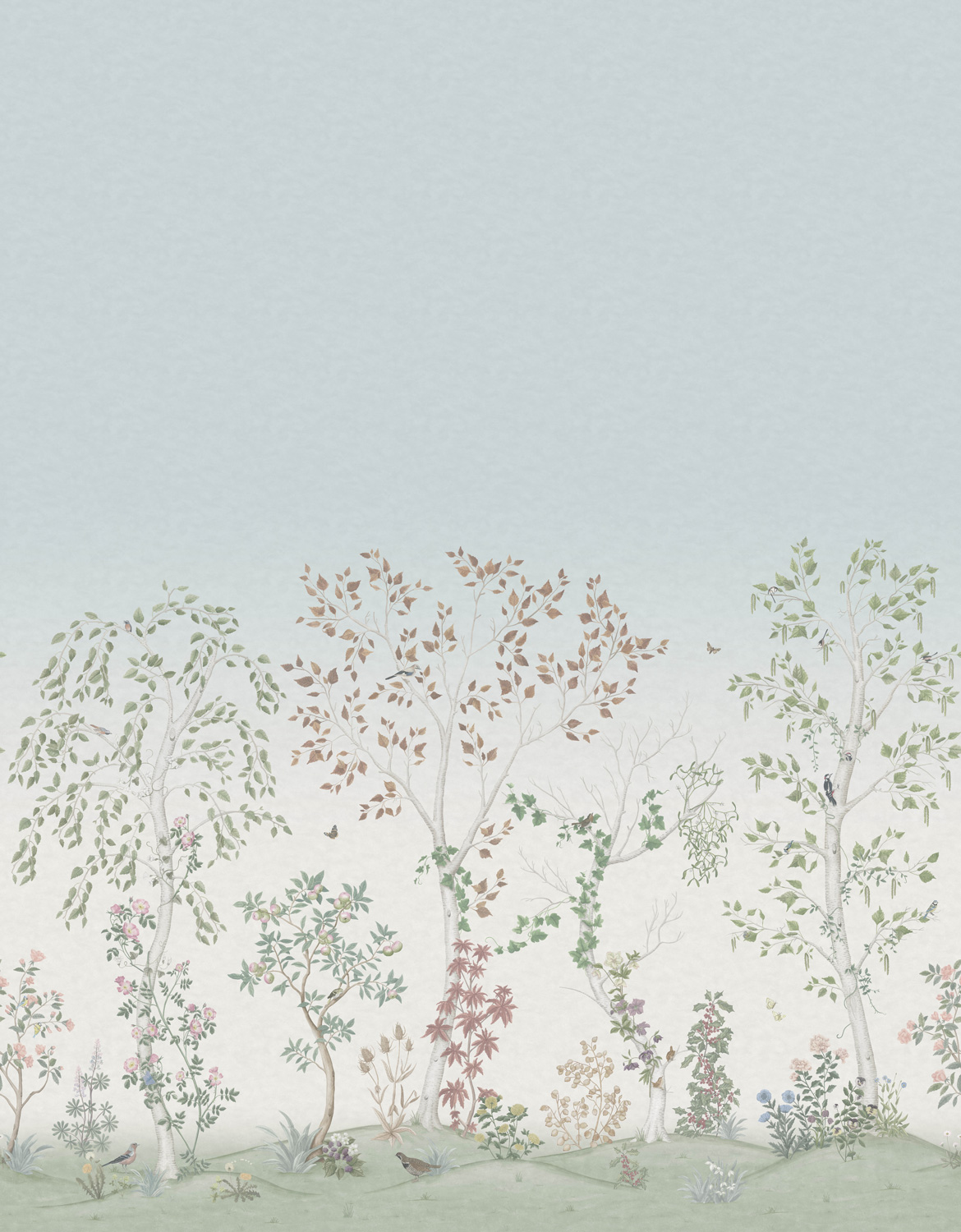 Wandbild Seasonal Woods - Clear Skies