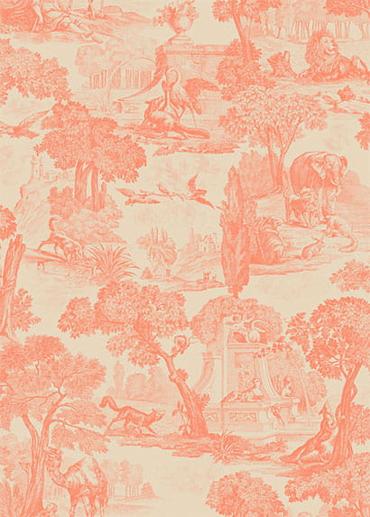 Tapete Versailles - Coral
