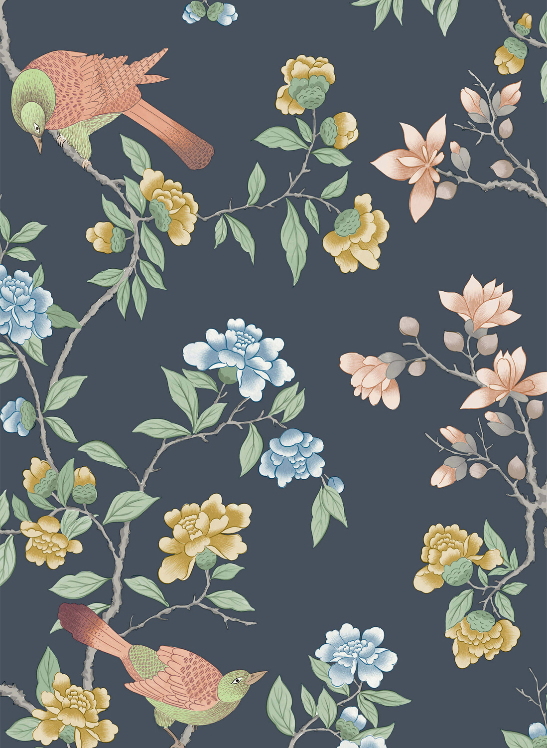 Tapete Aderyn - Hicks Blue
