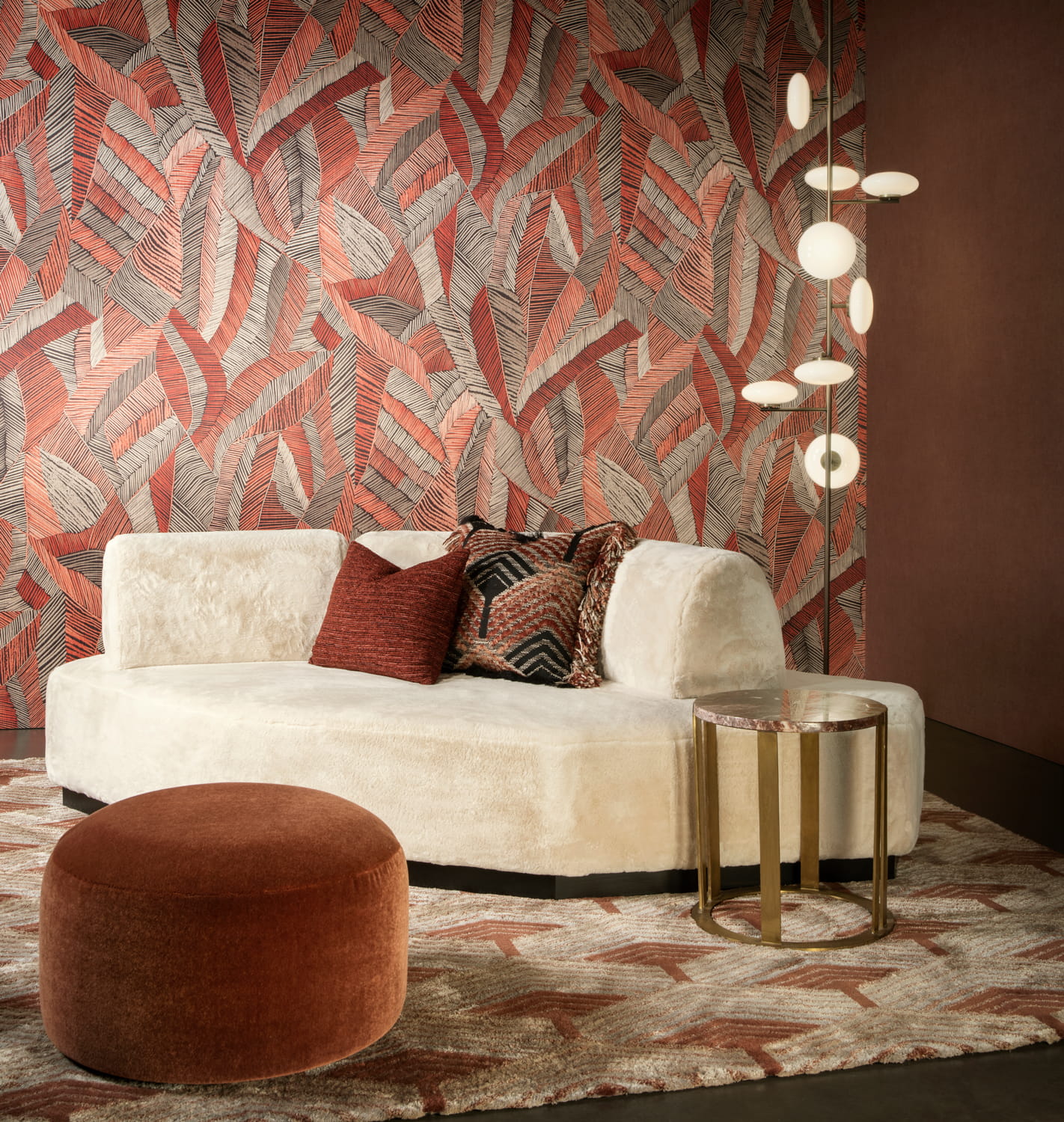 Tapete Chintz - Crimson