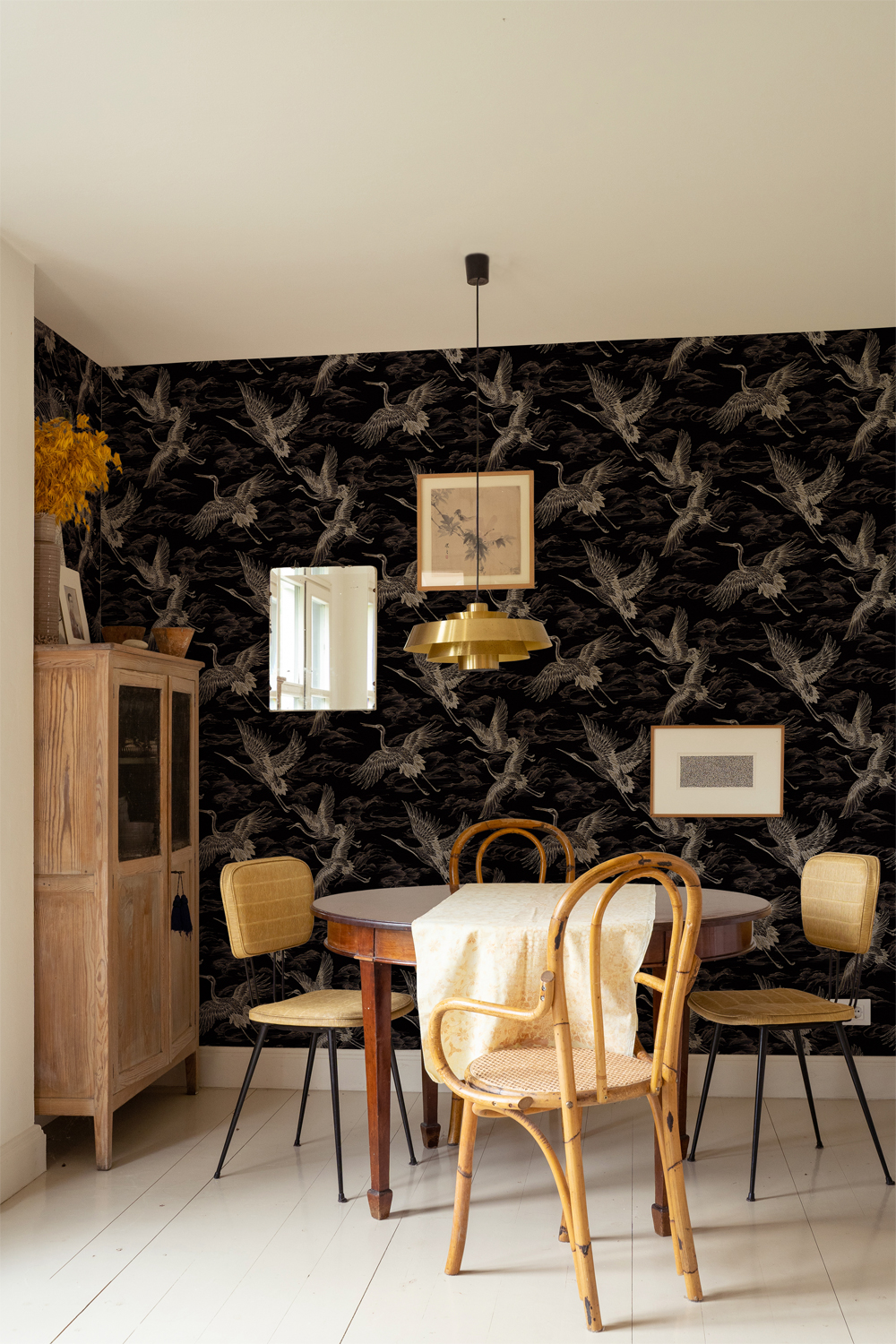 Tapete Imperial Ibis - Onyx