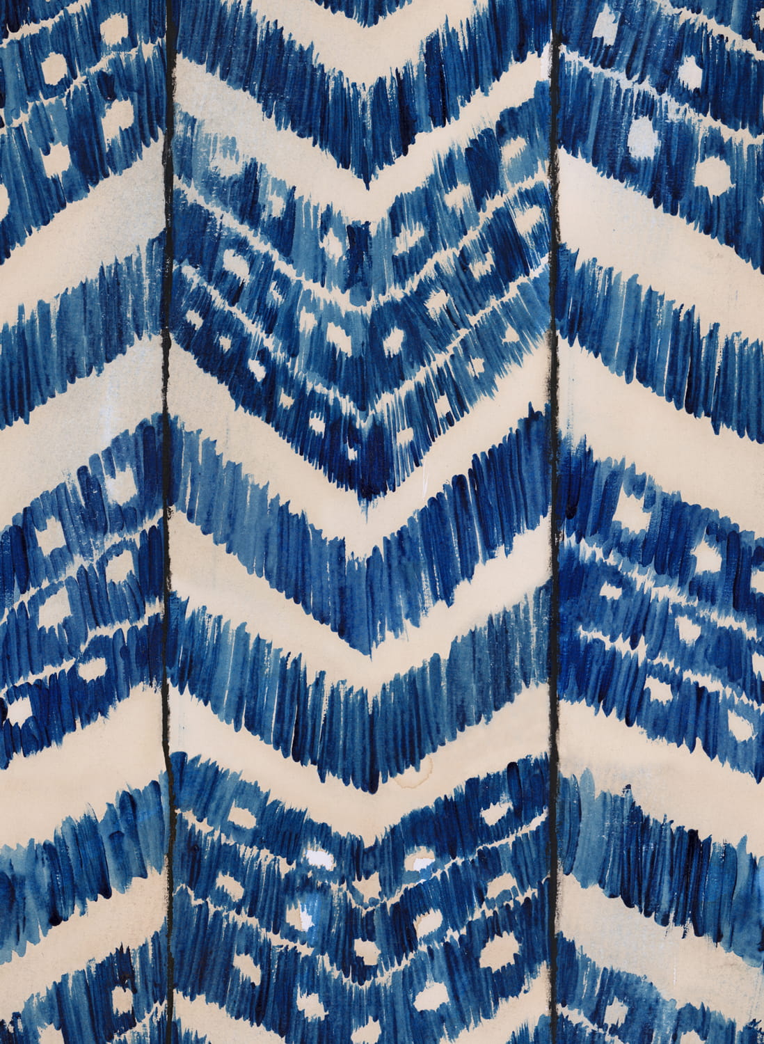 Tapete Turkish Ikat - Indigo