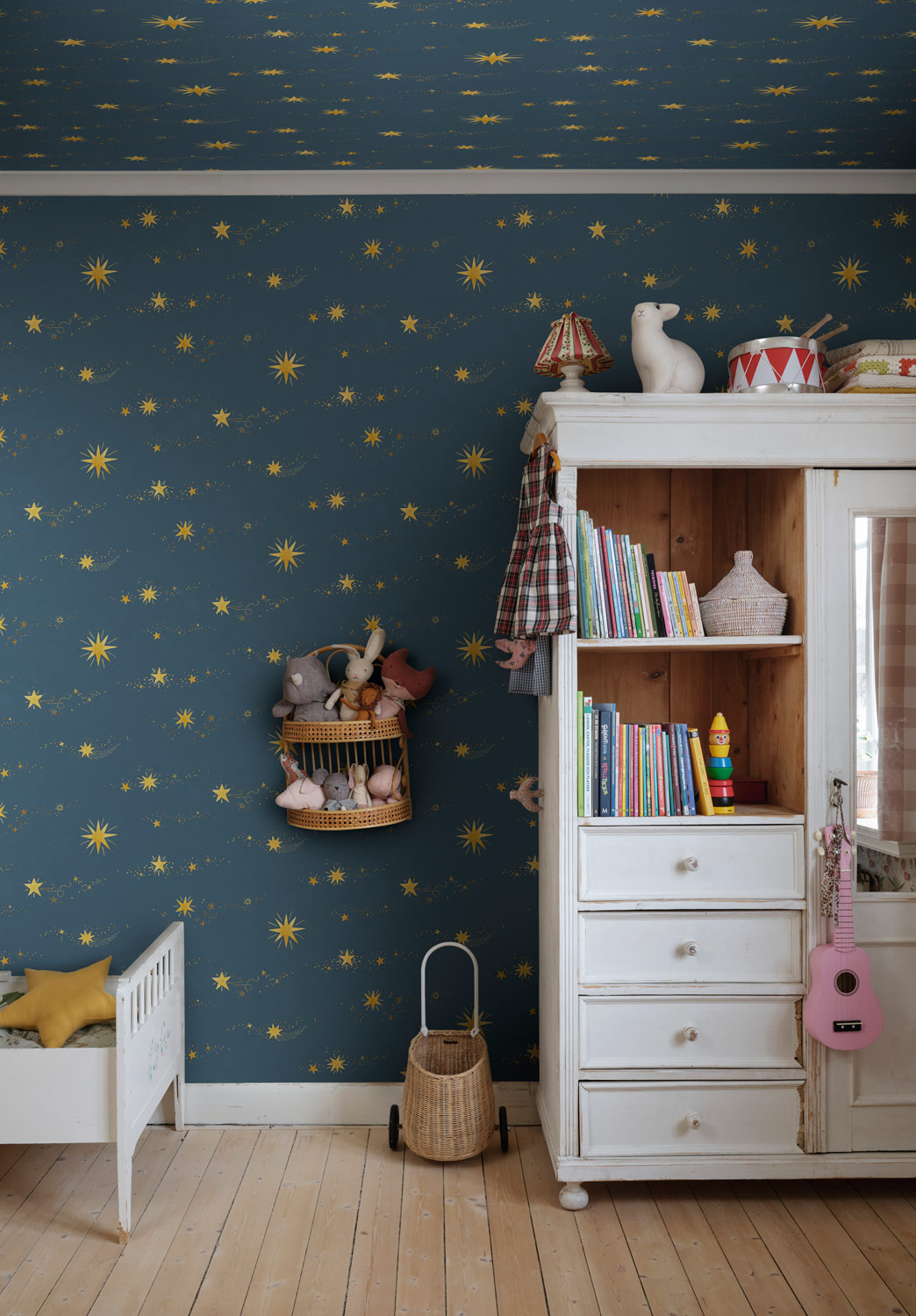 Wandbild Gillis - Midnight & Blue